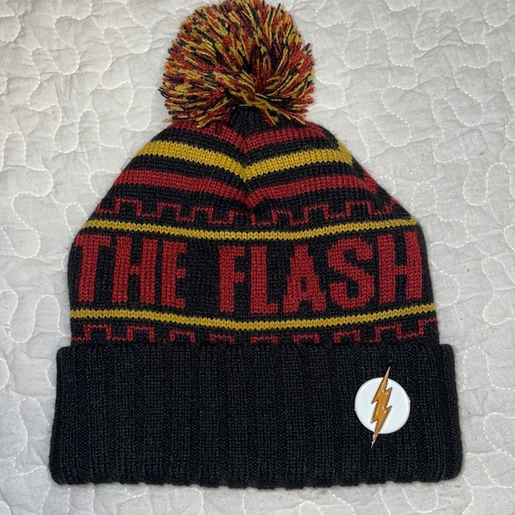 DC Comics Other - DC Comics The Flash Knit Hat - Unisex, Adult One Size